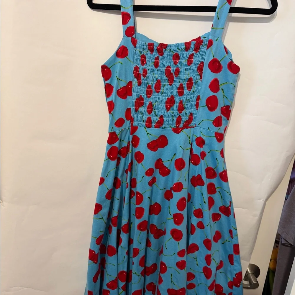 Hearts and roses cherry print tank dress.